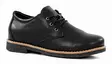 Andrea Conti Damen Echtleder Walking-Schuhe 0342801-1109 Schwarz - Breite walkingschuhe - 137789 - 1