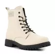 Ilves Damen Stiefeletten / Combat Boots 8627 Textil Beige - Damen Stiefeletten - 138049 - 1