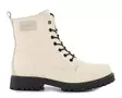 Ilves Damen Stiefeletten / Combat Boots 8627 Textil Beige - Damen Stiefeletten - 138049 - 2