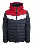 Jack&Jones Jacke JJWEST LIGHT PUFFER HOOD kapitän/weiß/echt - Herrenjacken - 139509 - 1