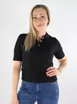JDY Damen T-Shirt JDYSALSA Polo Schwarz - Damen T-Shirts - 138599 - 1
