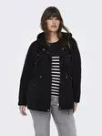 Only Carmakoma Damen Plus-Size Jacke CARNEWSTARLINE schwarz - Leichte Damenjacken - 140319 - 4