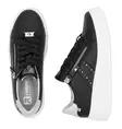 Rieker Damen-Echtleder Sneaker W2605-00 schwarz - Rieker Sneakers - 137919 - 3