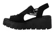 Rieker Damen Keilsandalen 68075-00 schwarz - Rieker Sandalen - 140659 - 2