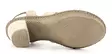 Rieker Damen Sandalen mit hohen Absätzen 665K3-62 beige - Rieker Sandalen - 137949 - 3