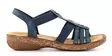 Rieker Damen Sandalen 628G9-16 blau - Rieker Sandalen - 137959 - 1