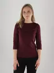 Vero Moda Shirt VMPANDA MODAL Weintasting - Damen Langarmshirts - 133719 - 1