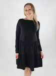 Vila Kleid Summera mit Boots-Ausschnitt in Schwarz - Kleider und Tuniken - 138899 - 1