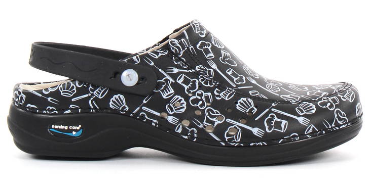 Pflegeleicht Waschsäuline Arbeitschuhe aus Leder für die Küche - Größe 11 - Damen Arbeitsschuhe - 122659 - 1