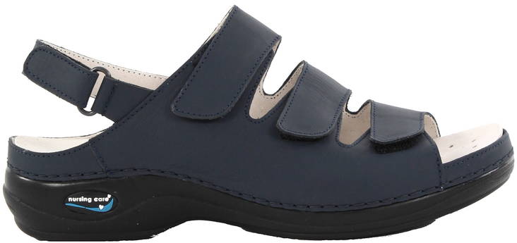 Maschinenwaschbare Sandalen WG1803 dunkelblau für die Pflege von Stillenden - Damen Arbeitsschuhe - 118909 - 1