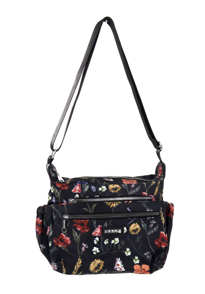 Nabo Marris NK2220 Tasche schwarz / Blumendesign - Handtaschen - 134859 - 1