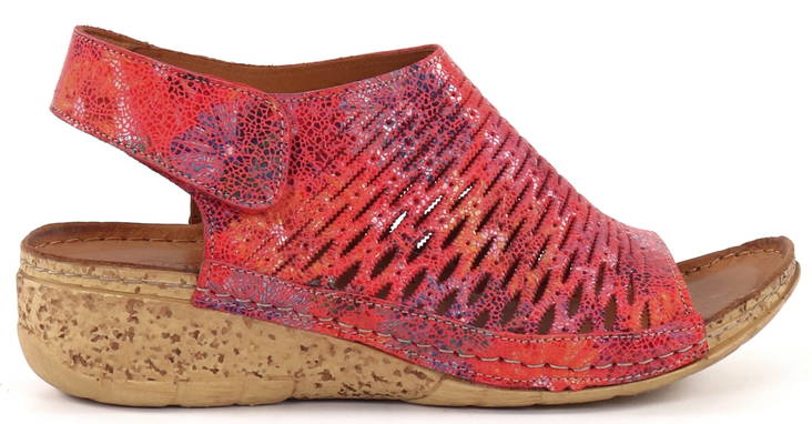 Natura Sandalen K2355, rot - Damen Sandalen - 131099 - 1
