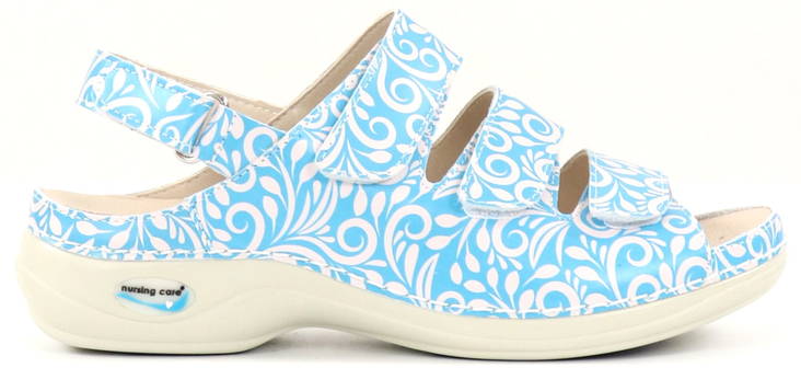 Maschinenwaschbare Pflegesandalen aus Leder WG18F77 abstrakt - Damen Arbeitsschuhe - 132519 - 1