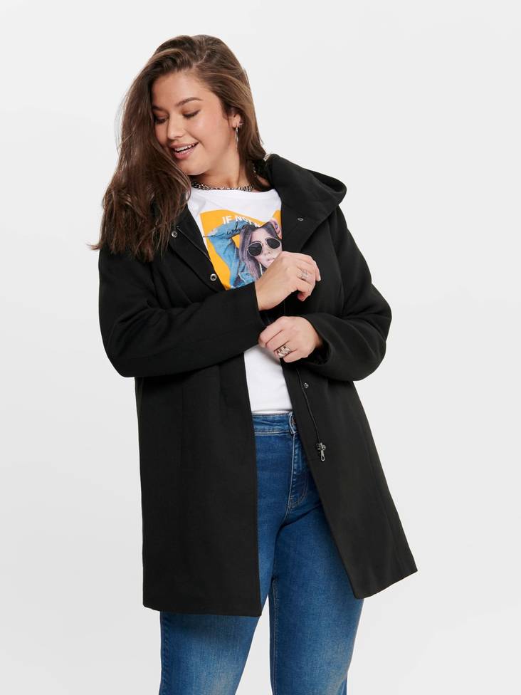 Only Carmakoma Plus Size Damenmantel Sedona hellwalnuss - Leichte Damenjacken - 129579 - 1