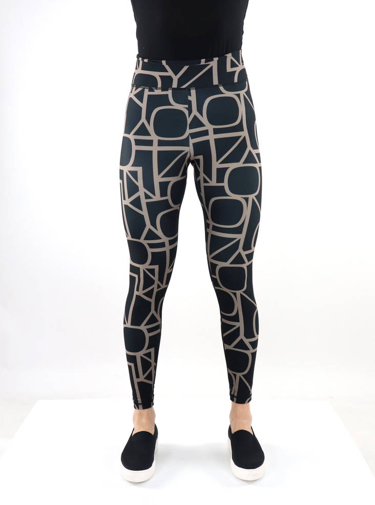 Only Play Damen Trainingshose Font-2 HW Schwarz / Walnuss - Damen Sporthosen - 135429 - 1