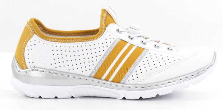 Rieker Wanderhalbschuhe L32R0-80, Weiß - Rieker walkingschuhe - 126059 - 1