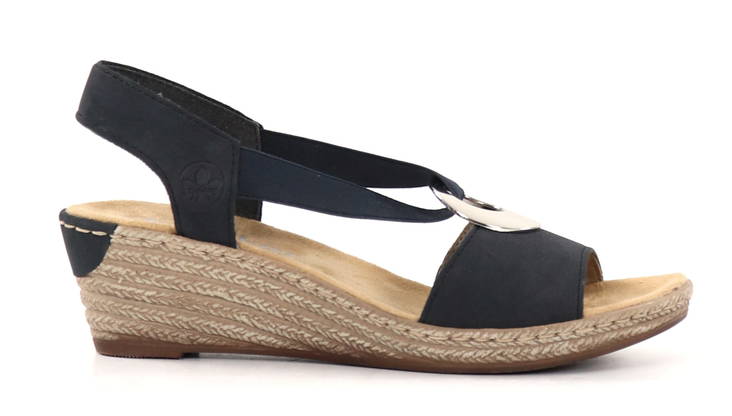 Rieker Damen Sandalen 624H6-14 blau - Rieker Sandalen - 135379 - 1