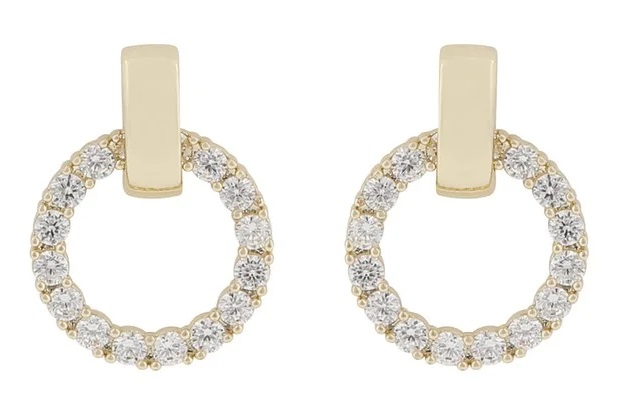 Snö of Sweden Ohrringe East rund g/klar - Ohrringe - 134999 - 1