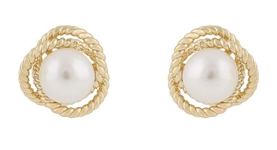 Snö of Sweden Ohrringe Lydia Perle Gold/Weiß - Ohrringe - 135309 - 1