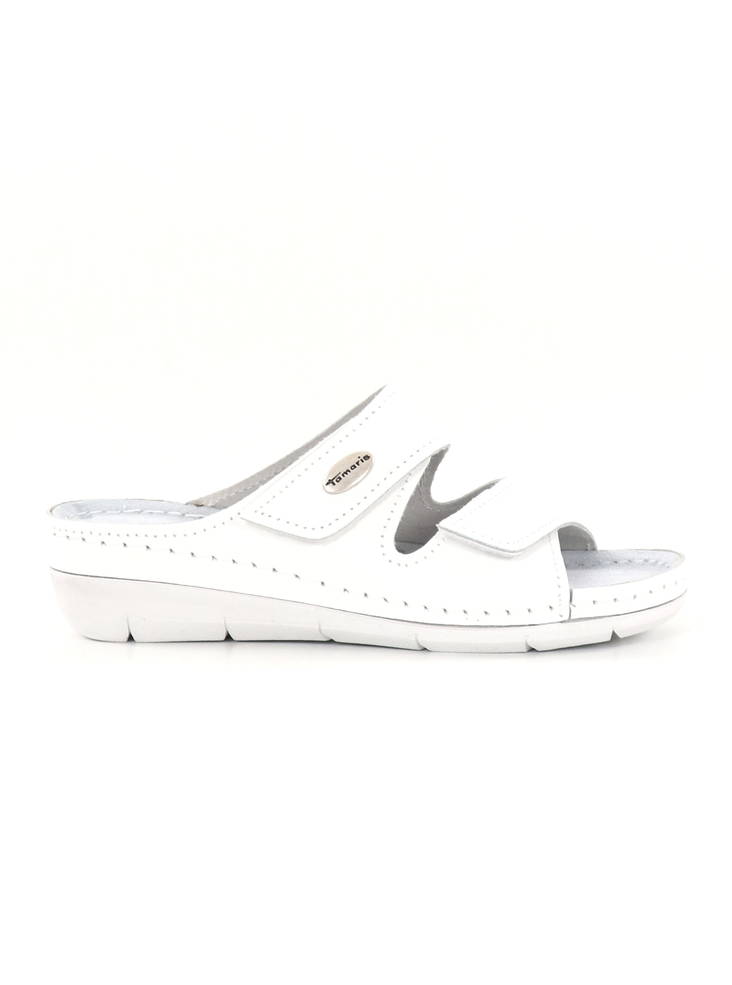 Tamaris Damen-Pantoletten 27510-41 Weiß - Pantoletten - 135649 - 1