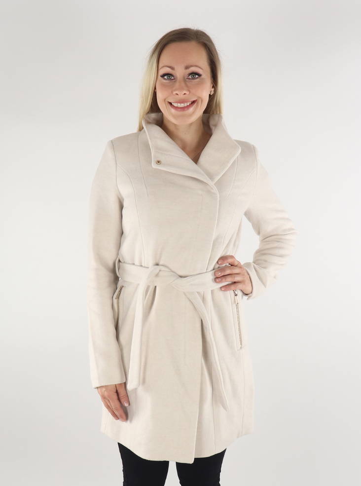 Vero Moda Twodope Damen Wollmantel Haferflocke - Leichte Damenjacken - 134529 - 1