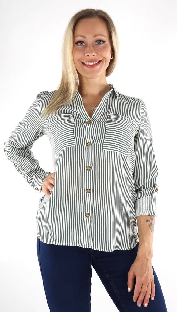 Vero Moda Damen Hemd mit Kragen Bumpy Wreath - Damenblusen und -hemden - 134039 - 1