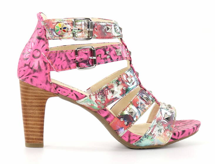 Laura Vita Damensandaletten Albane 6324 Fuchsia - Damen Sandalen - 136079 - 1