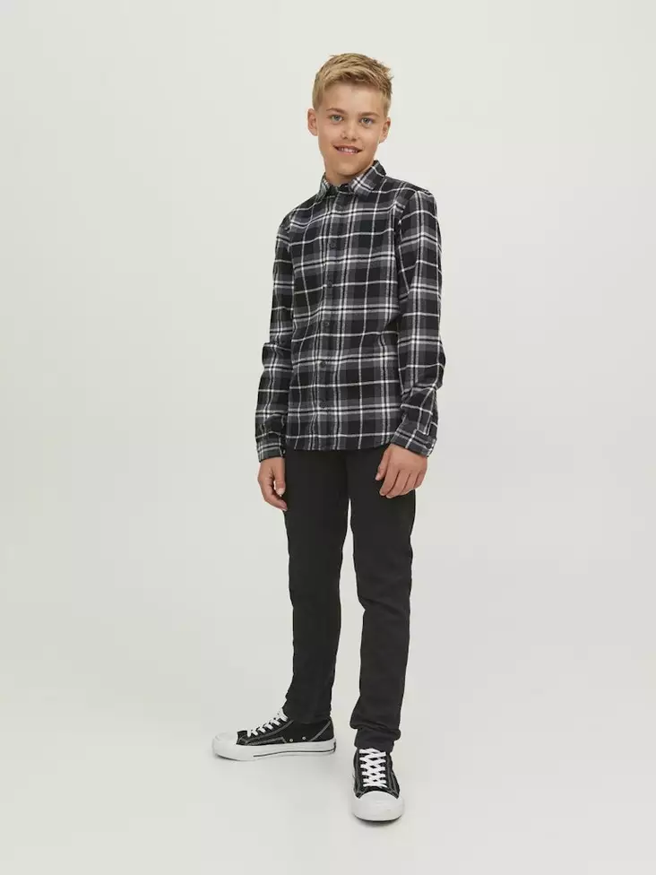 Jack&Jones Junior Jungen Slim Fit Jeans Glenn MF072 schwarz - Herren Jeans - 136329 - 1