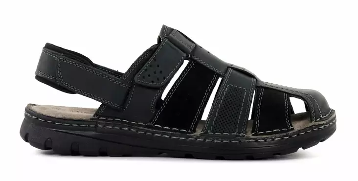 Migant Herren Sandalen L931-4 Weston Schwarz - Herrensandalen - 136449 - 1