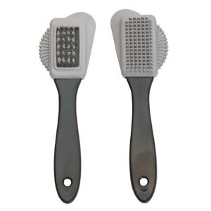 Wildlederbürste Kunststoff schwarz/weiß - Schuhpflegeprodukte - 136559 - 1