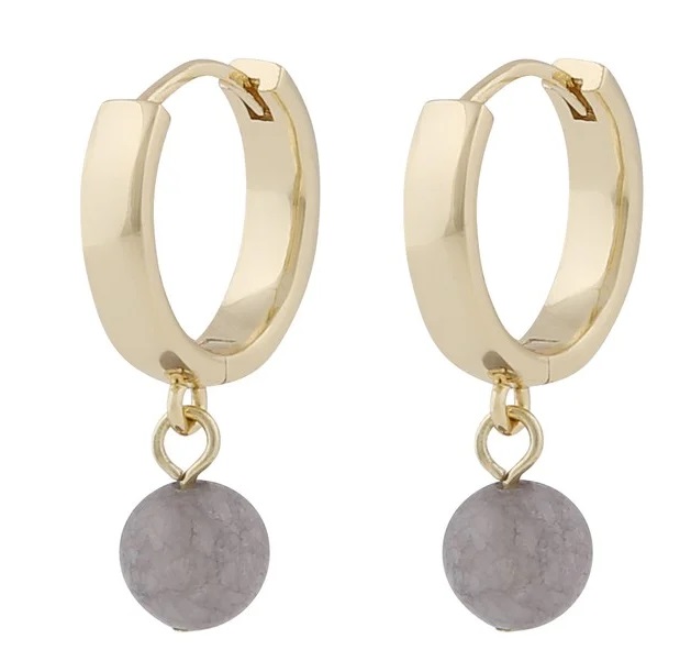 Snö of Sweden Ohrringe Lara g/grau - Ohrringe - 136709 - 1