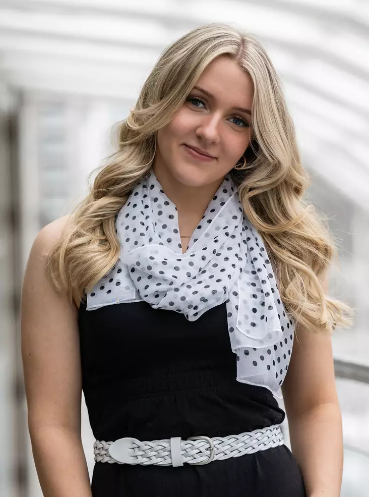 Veniz Punkte Schal 62669 Weiß - Damen Schals - 138319 - 1