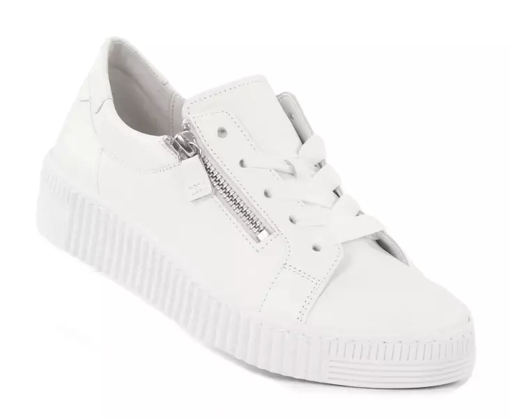 Gabor Damenschuhe aus echtem Leder Sneaker 6333421 Weiß Uni - Damen Sneaker - 138509 - 1