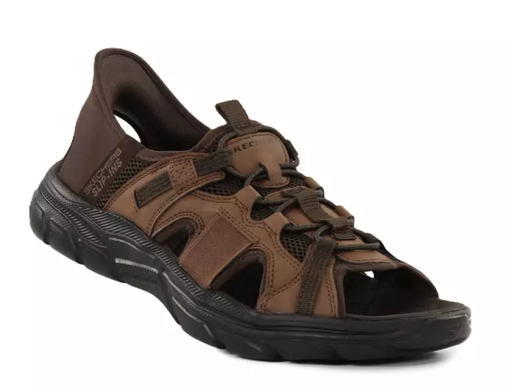 Skechers Herren Sandalen mit weitem Leisten 205181/ACDB REVOLTED SS - MERRICK dunkelbraun - Herrensandalen - 138699 - 1