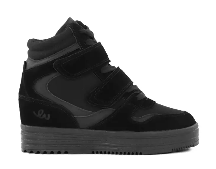 Duffy Damen Wedge Stiefeletten 73-44454 Schwarz - Damen Stiefeletten - 139369 - 1