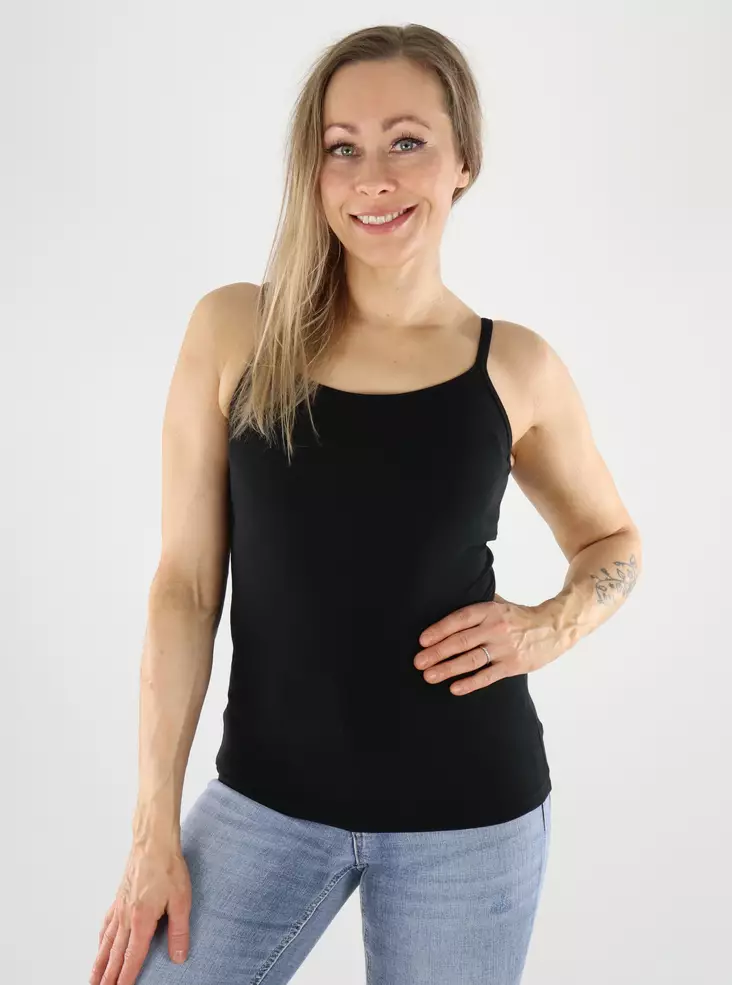Only Top ONLLOVE Träger-Singlet Schwarz - Damen Tops - 140879 - 1
