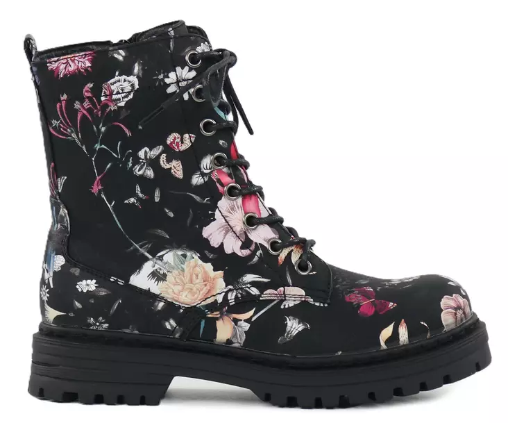 Migant Damen Stiefeletten A920-317 schwarze Blume - Damen Stiefeletten - 141649 - 1
