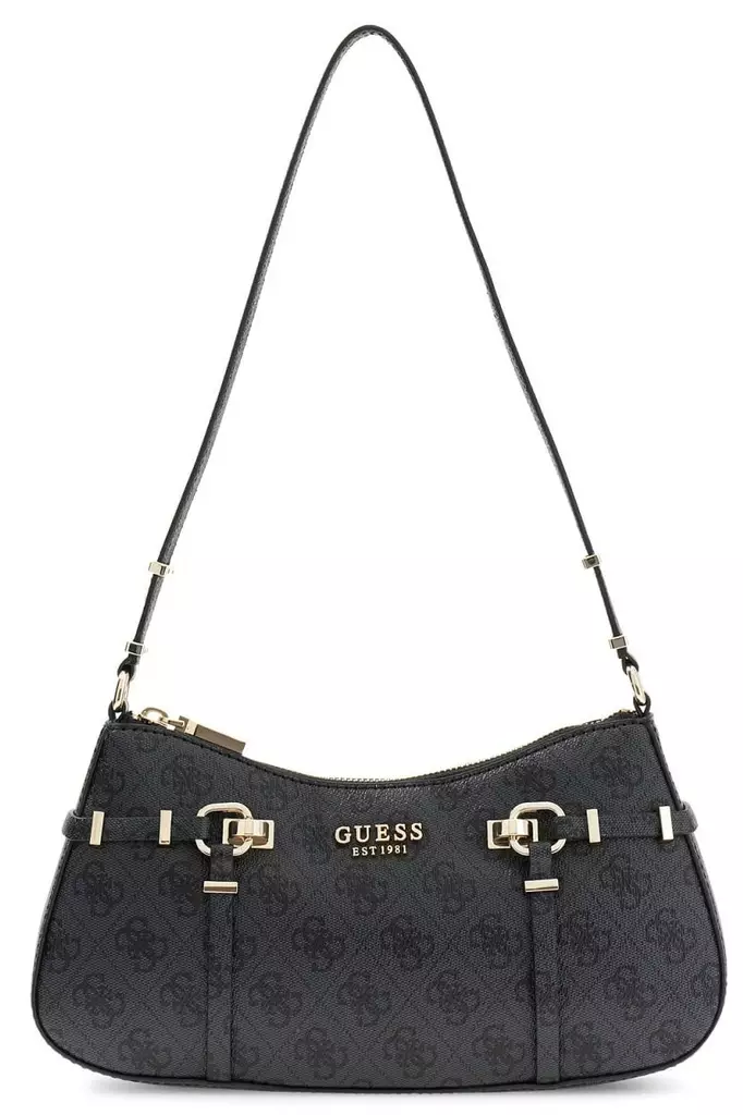 Guess Schultertasche Leona Kohle Logo - Handtaschen - 140459 - 1