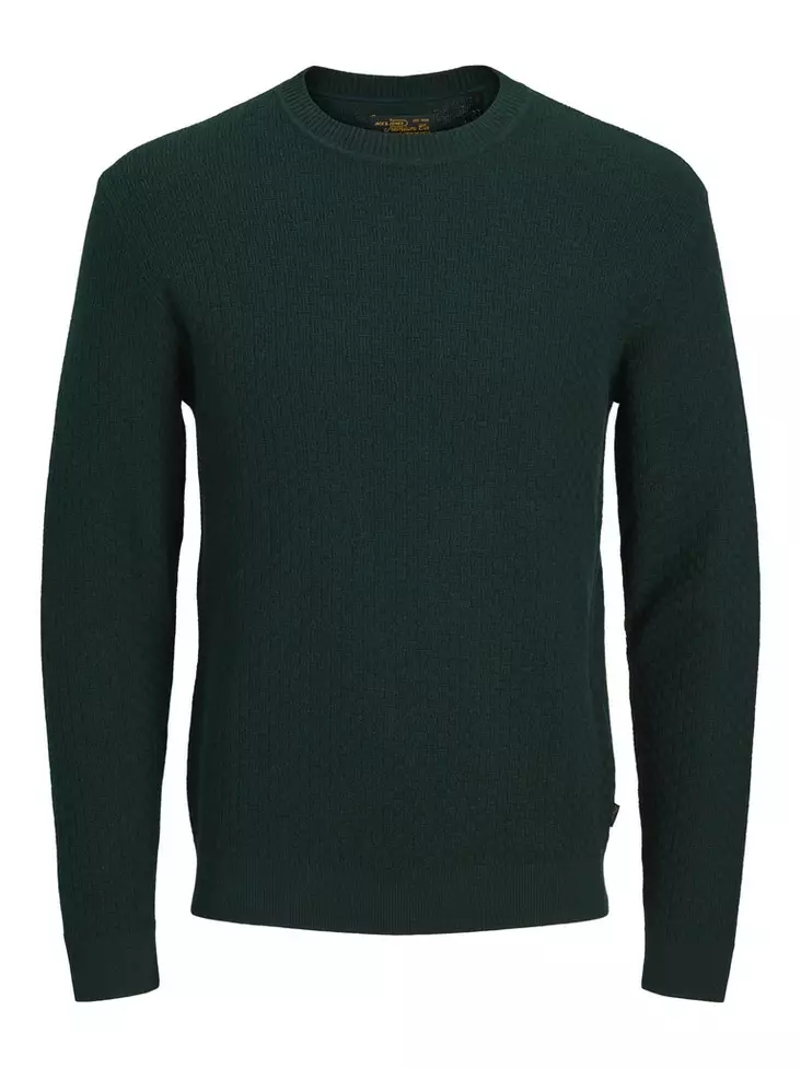 Jack&Jones Pullover JPRBLUSTANLEY KNIT CREW NECK scarab - Herren Strickwaren - 142229 - 1