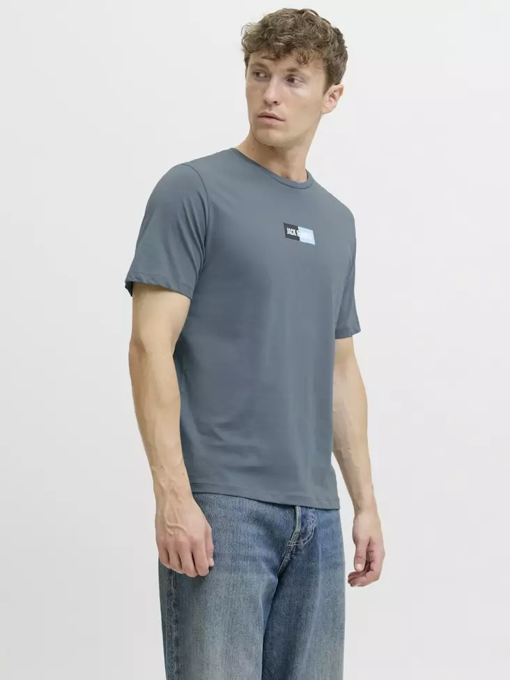 Jack&Jones Herren Baumwoll T-Shirt Pan - Herren T-Shirts - 139819 - 1
