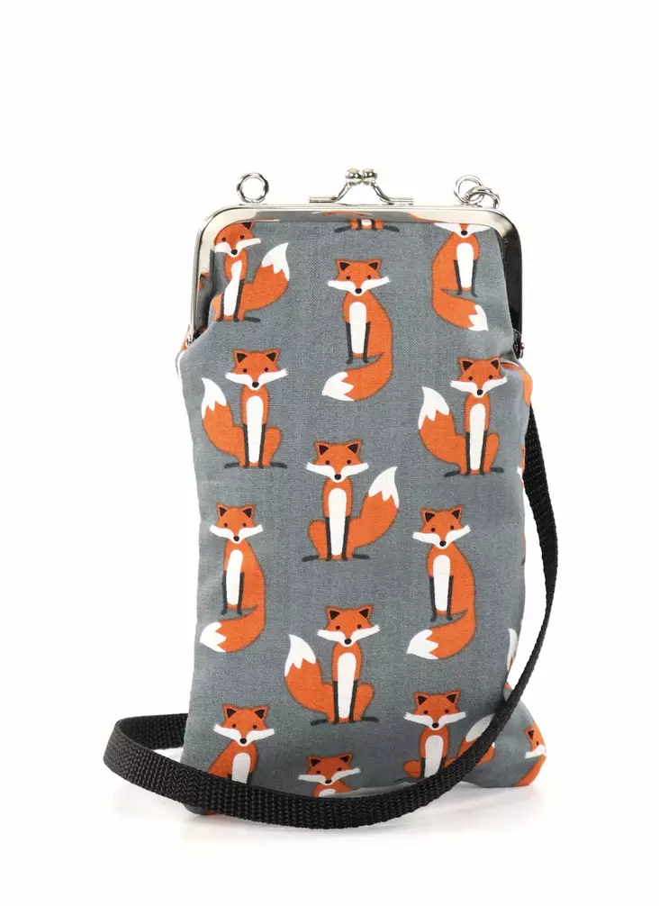 Nabo Handtasche mit Schulterriemen K556 großer Fuchs - Geldbörsen - 137349 - 1