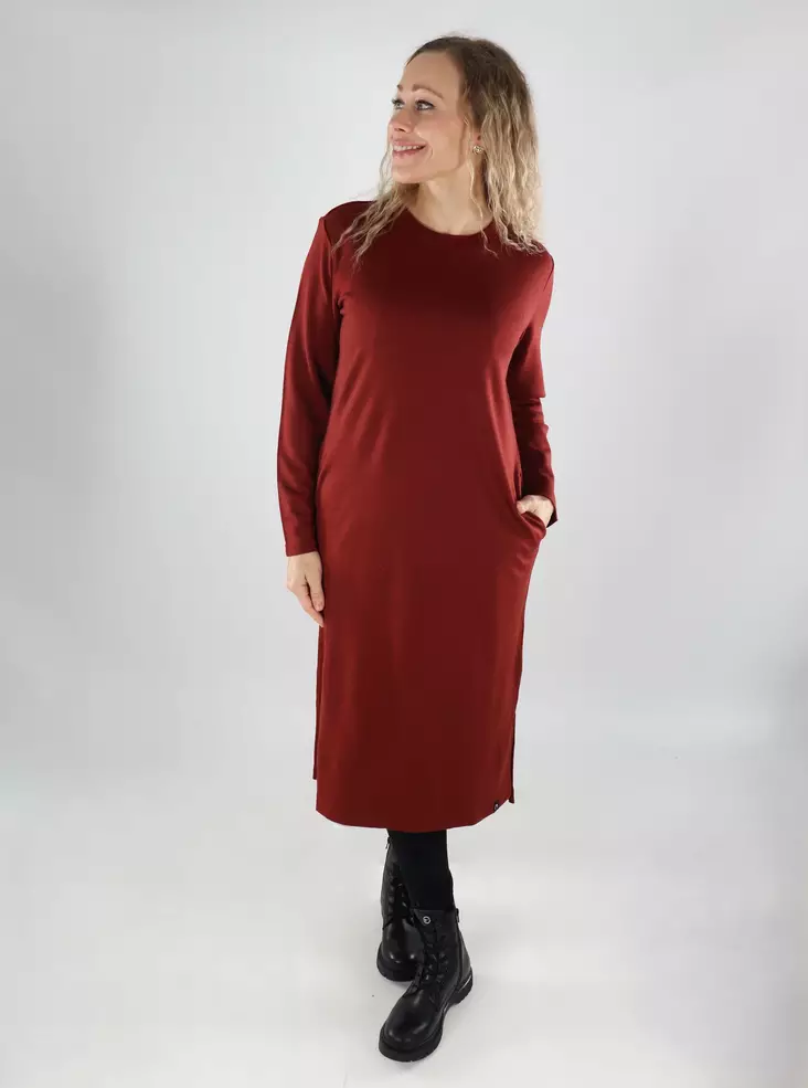 North Outdoor Midikleid in Ziegelrot - Damenpullover - 139479 - 1