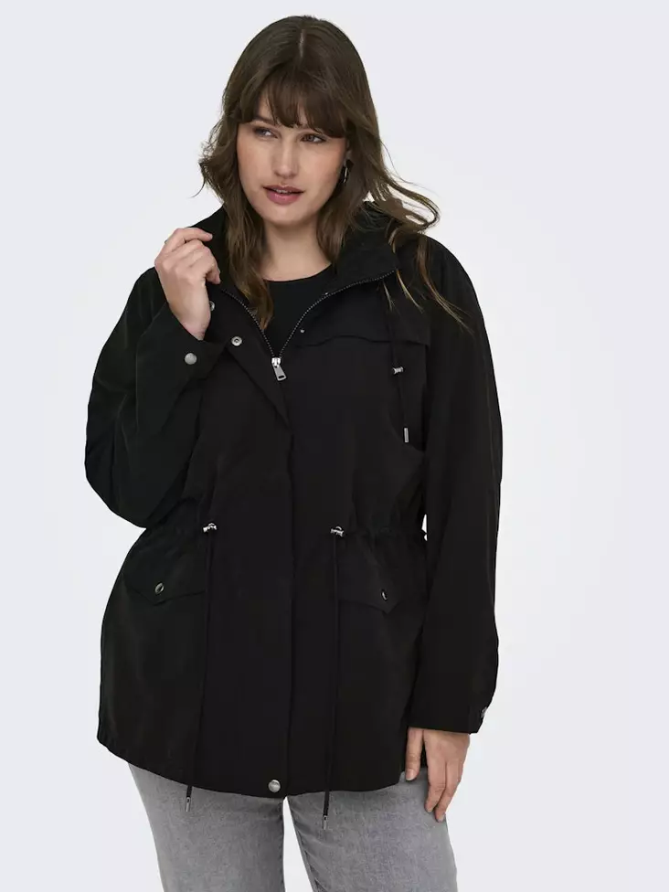 Only Carmakoma Damen Plus-Size Jacke CARNEWSTARLINE schwarz - Leichte Damenjacken - 140319 - 1
