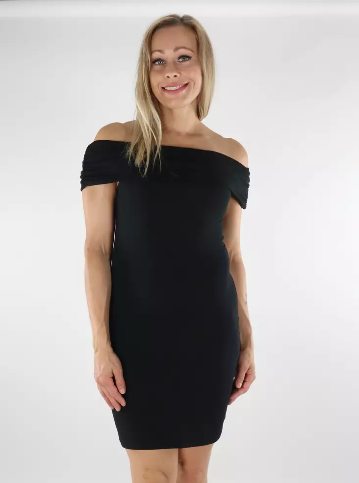 Only Kleid Live Love Offshoulder Schwarz - Kleider und Tuniken - 136619 - 1