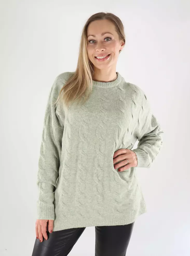 Only Damenpullover Lang in Wüstensalbe - Damenpullover - 139279 - 1