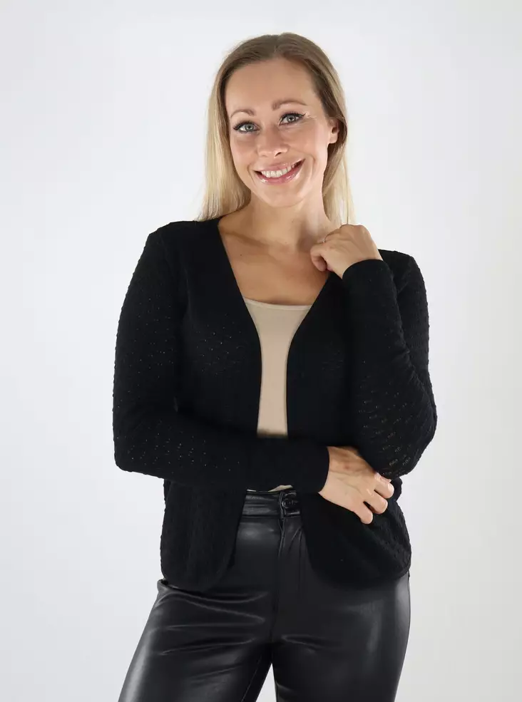 Only Damen Cardigan Life Schwarz - Damenpullover - 138999 - 1