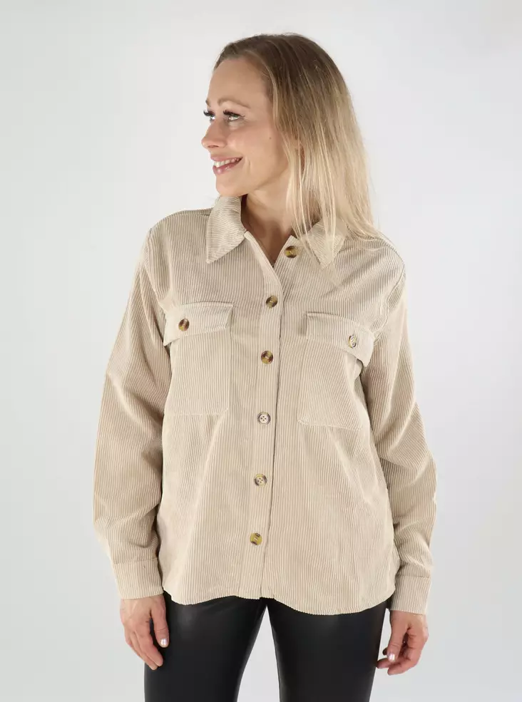 Pieces Damen Blusenjacke weiß Pfeffer - Leichte Damenjacken - 138889 - 1