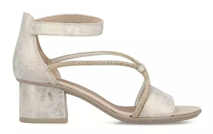 Rieker Damen Party Sandalen 64654-60 Beige - Rieker Sandalen - 140759 - 1