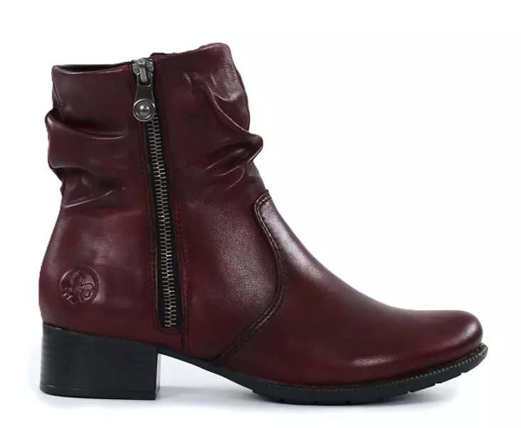 Rieker Damen Stiefeletten 78656-35 burgunderrot - Rieker Stiefeletten - 139009 - 1