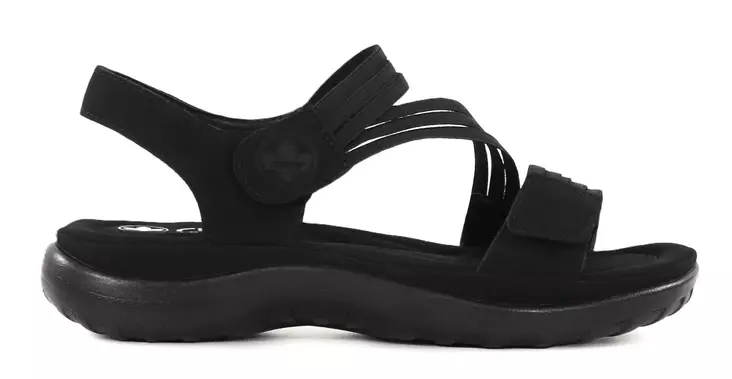 Rieker Damen Sandalen 64870-02 Schwarz - Rieker Sandalen - 140359 - 1
